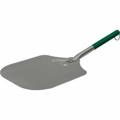 Brandneu 🎉 Bestecke Big Green Egg Pizzaschaufel Aus Aluminium, Grillbesteck (silber/grün, Für Big Green Egg MiniMax, Small, Medium, Large, XLarge, 2XL) 👍