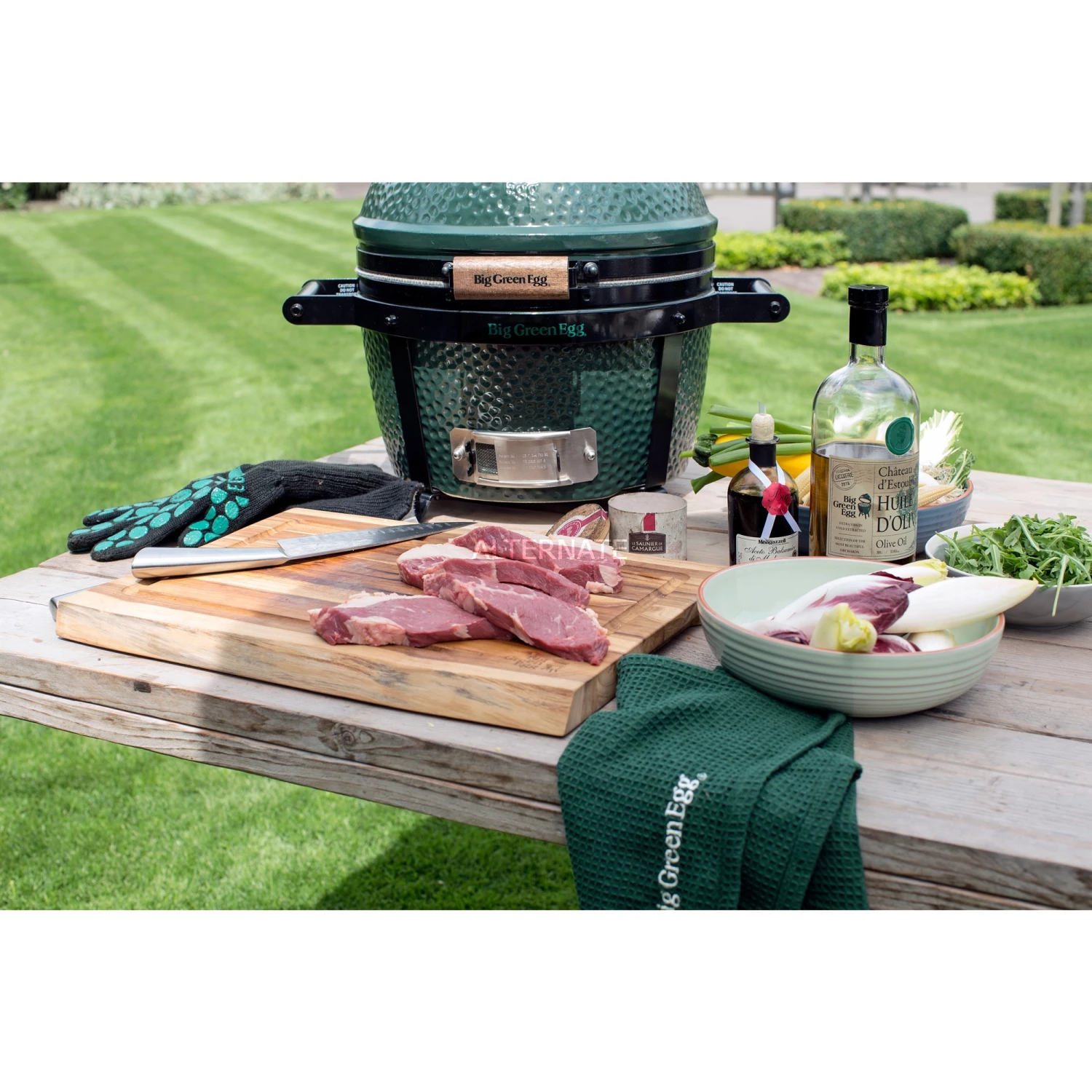 Angebote 🌟 Big Green Egg Tischnest M, Für Big Green Egg Medium, Untersetzer (schwarz) 🤩 – Bild 2