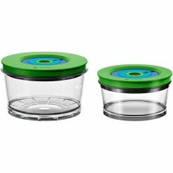 Bestes Angebot 🥰 Vakuumierer Bosch Vakuum-Frischhaltedosen Set, 2-teilig, Behälter (transparent/grün) 😍