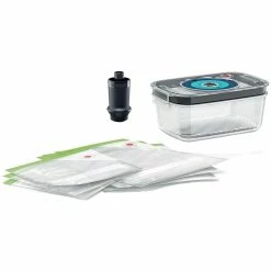 Top 10 👏 Vakuumierer Bosch Vakuum-Frischhalteset MSZV8FS1, Vakuumier-Folien (transparent/grau, 8-teiliges Set) 😍