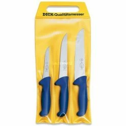 Am billigsten 👏 Bestecke DICK ErgoGrip Messersatz, 3-teilig (blau, Blockmesser, Stechmesser, Ausbeinmesser) 🤩