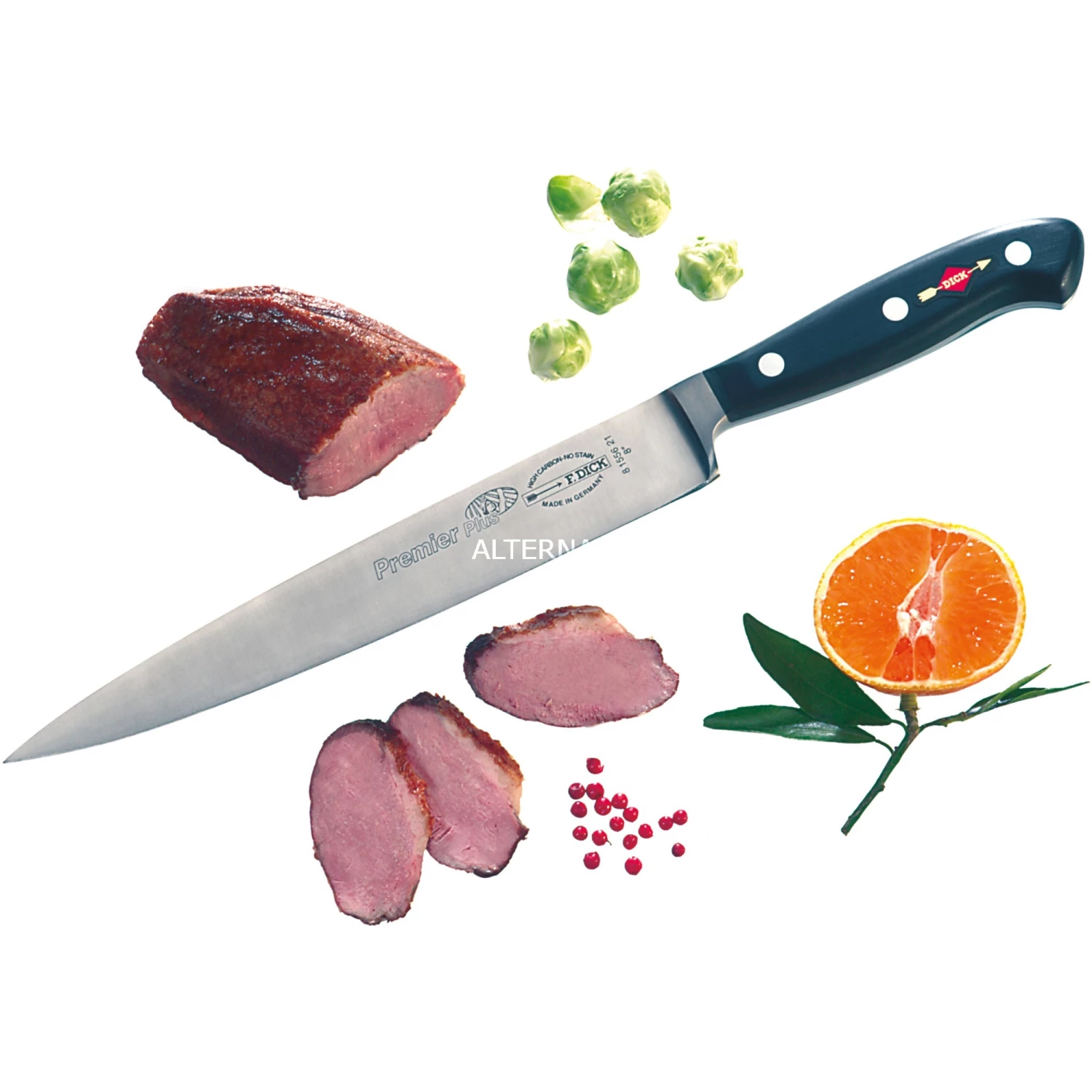 Neu 💯 Bestecke DICK Premier Plus Tranchiermesser, 26cm (schwarz/silber) 😉 4 Neu 💯 Bestecke DICK Premier Plus Tranchiermesser, 26cm (schwarz/silber) 😉 – Bild 2