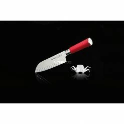 Budget 🤩 Bestecke DICK Red Spirit Santoku Kullenschliff, 18cm, Messer (rot/silber) 🧨 -Geschirr Verkäufe DICK Red Spirit Santoku Kullenschliff 18cm Messer@@9ggzmd05 2
