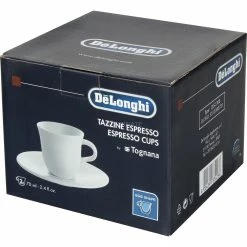 Auslauf 👏 Zubehör Für Kaffeemaschinen DeLonghi Espresso Tassen (2er-Set) (weiß) 👍 -Geschirr Verkäufe DeLonghi Espresso Tassen 2er Set @@1696295 3