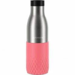 Bestes Angebot ⌛ Trinkflaschen Emsa BLUDROP Sleeve Isoliertrinkflasche 0,5 Liter, Thermosflasche (koralle, Edelstahl, Silikonmanschette) 🔔