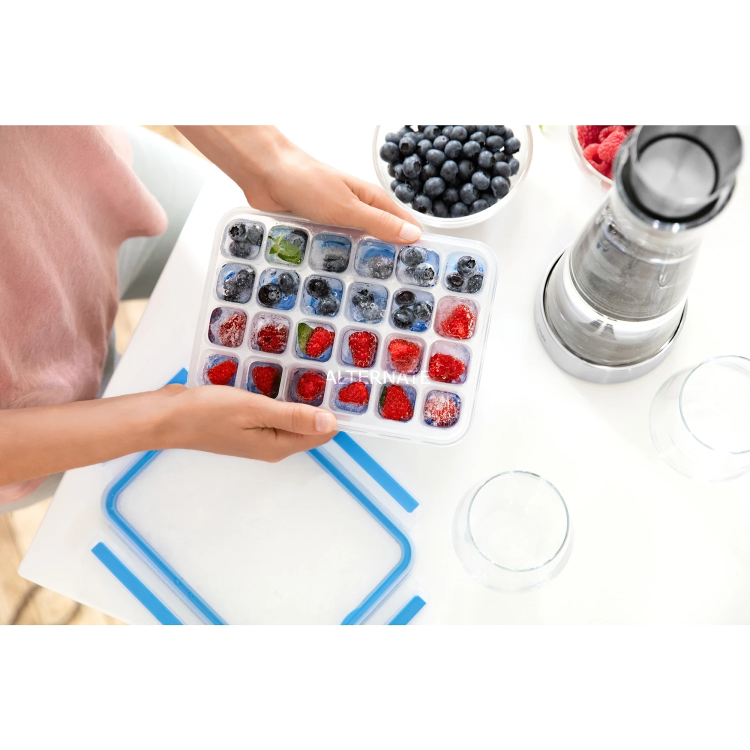 Bester Verkauf 😉 Frischhaltedosen Emsa CLIP & CLOSE Aufschnittbox-System 1,0 Liter, 4-teilig, Dose (transparent/blau, Rechteckig) 😀 7 Bester Verkauf 😉 Frischhaltedosen Emsa CLIP & CLOSE Aufschnittbox-System 1,0 Liter, 4-teilig, Dose (transparent/blau, Rechteckig) 😀 – Bild 5