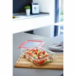 Angebote 😀 Frischhaltedosen Emsa CLIP & CLOSE Glas-Frischhaltedose 0,7 Liter (transparent/rot, Rechteckig) 🥰 -Geschirr Verkäufe Emsa CLIP CLOSE Glas Frischhaltedose 0 7 Liter@@1831750 5