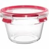 Schlussverkauf 🔔 Frischhaltedosen Emsa CLIP & CLOSE Glas-Frischhaltedose 0,9 Liter (transparent/rot, Rund, Ø 16,7cm) 😀 -Geschirr Verkäufe Emsa CLIP CLOSE Glas Frischhaltedose 0 9 Liter@@1831755
