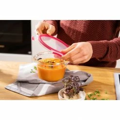 Schlussverkauf 🔔 Frischhaltedosen Emsa CLIP & CLOSE Glas-Frischhaltedose 0,9 Liter (transparent/rot, Rund, Ø 16,7cm) 😀 -Geschirr Verkäufe Emsa CLIP CLOSE Glas Frischhaltedose 0 9 Liter@@1831755 2