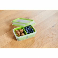 Aktion 🤩 Frischhaltedosen Emsa CLIP & GO Snackbox 0,55 Liter, Lunch-Box (hellgrün/transparent, Mit 2 Extra Einsätzen) 🔔 -Geschirr Verkäufe Emsa CLIP GO Snackbox 0 55 Liter Lunch Box@@1832023 2