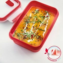 Brandneu 🎁 Zubehör Für Backofen Emsa CLIP & MICRO Mikrowellendose 1,2 Liter (rot, Rechteckig, Mit Deckel) 🧨 12 Brandneu 🎁 Zubehör Für Backofen Emsa CLIP & MICRO Mikrowellendose 1,2 Liter (rot, Rechteckig, Mit Deckel) 🧨 -Geschirr Verkäufe Emsa CLIP MICRO Mikrowellendose 1 2 Liter@@1832035 4