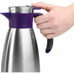 Budget ❤️ Kannen Emsa Isolierkanne SOFT GRIP, 1 Liter (edelstahl/lila, Quick Tip Verschluss) 🛒 -Geschirr Verkäufe Emsa Isolierkanne SOFT GRIP 1 Liter@@1831639 5