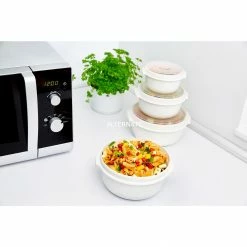 Budget 🌟 Zubehör Für Backofen Emsa MICRO FAMILY Mikrowellentopf, Starterset 3-teilig, Dose (weiß, 3 Töpfe, 3 Deckel) 🌟 -Geschirr Verkäufe Emsa MICRO FAMILY Mikrowellentopf Starterset 3 teilig Dose@@1832059 3