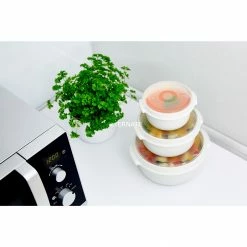 Budget 🌟 Zubehör Für Backofen Emsa MICRO FAMILY Mikrowellentopf, Starterset 3-teilig, Dose (weiß, 3 Töpfe, 3 Deckel) 🌟 -Geschirr Verkäufe Emsa MICRO FAMILY Mikrowellentopf Starterset 3 teilig Dose@@1832059 4