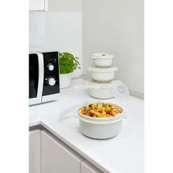 Budget 🌟 Zubehör Für Backofen Emsa MICRO FAMILY Mikrowellentopf, Starterset 3-teilig, Dose (weiß, 3 Töpfe, 3 Deckel) 🌟 -Geschirr Verkäufe Emsa MICRO FAMILY Mikrowellentopf Starterset 3 teilig Dose@@1832059 5