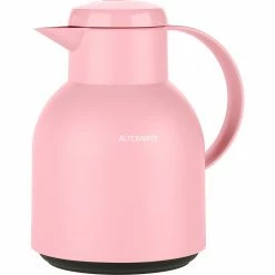 Blitzangebot 👏 Kannen Emsa SAMBA Isolierkanne, 1 Liter (rosa, QUICK PRESS Verschluss) 🥰
