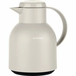 Blitzangebot ✔️ Kannen Emsa SAMBA Isolierkanne, 1 Liter (grau, QUICK PRESS Verschluss) ✨