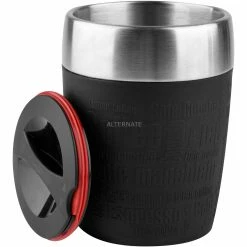 Blitzangebot 🔥 Tassen Emsa TRAVEL CUP Thermobecher (schwarz/edelstahl, 0,2 Liter) ⌛ -Geschirr Verkäufe Emsa TRAVEL CUP Thermobecher@@1790264 4