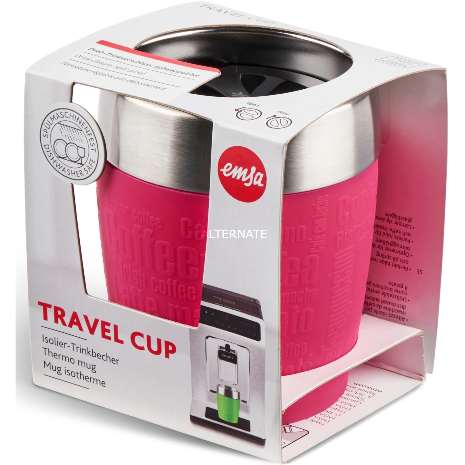Top 10 🥰 Tassen Emsa TRAVEL CUP Thermobecher (himbeere/edelstahl, 0,2 Liter) 🔔 7 Top 10 🥰 Tassen Emsa TRAVEL CUP Thermobecher (himbeere/edelstahl, 0,2 Liter) 🔔 – Bild 5