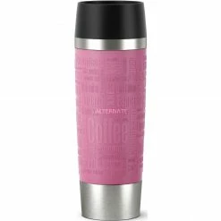 Geschirr Verkäufe 30 Schlussverkauf 🤩 Tassen Emsa TRAVEL MUG Classic Grande Thermobecher (rosa/edelstahl, 0,5 Liter) 🤩
