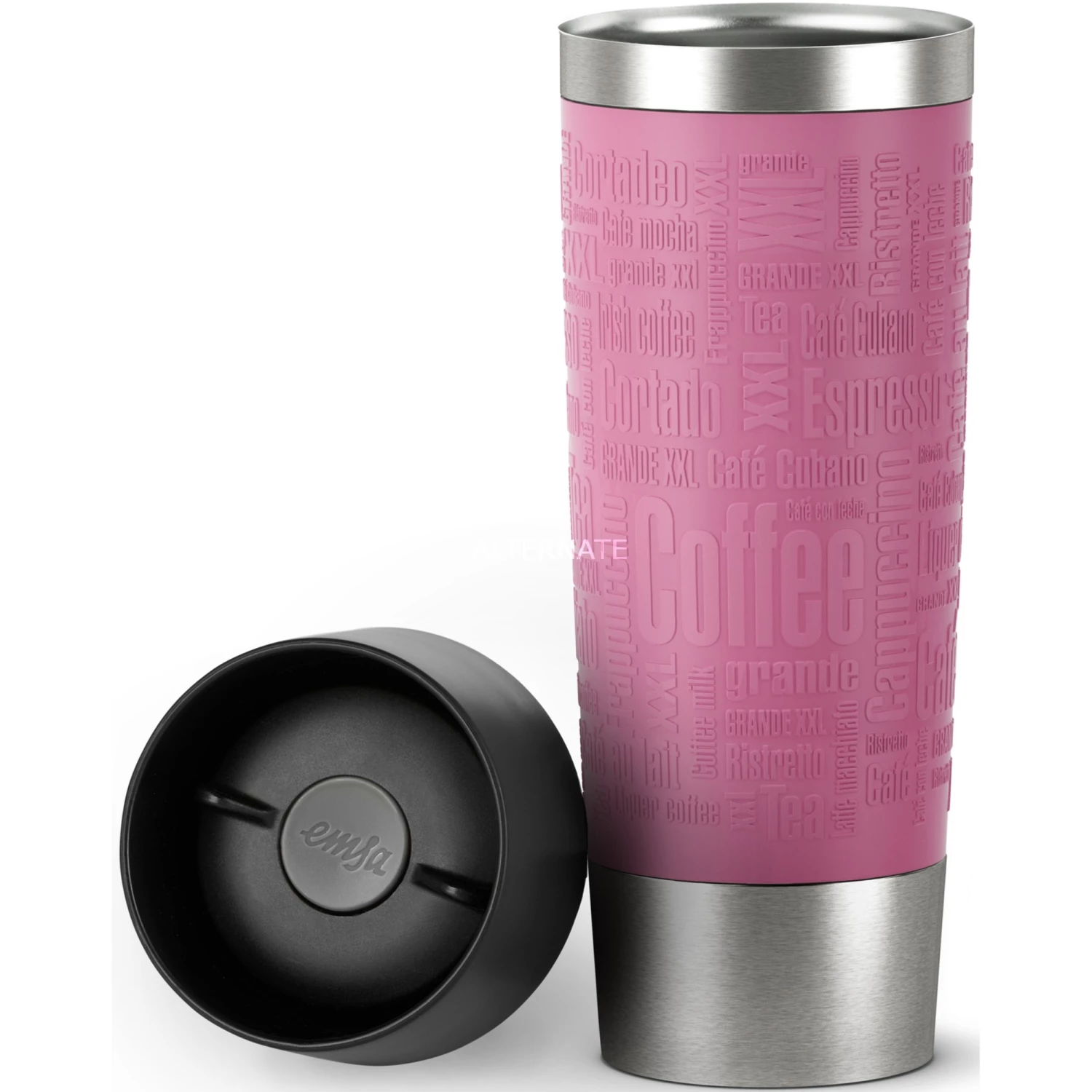 Schlussverkauf 🤩 Tassen Emsa TRAVEL MUG Classic Grande Thermobecher (rosa/edelstahl, 0,5 Liter) 🤩 4 Schlussverkauf 🤩 Tassen Emsa TRAVEL MUG Classic Grande Thermobecher (rosa/edelstahl, 0,5 Liter) 🤩 – Bild 2