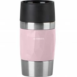 Schlussverkauf ❤️ Tassen Emsa TRAVEL MUG Compact Thermobecher 0,3 Liter (rosa, Drehverschluss) 🔥