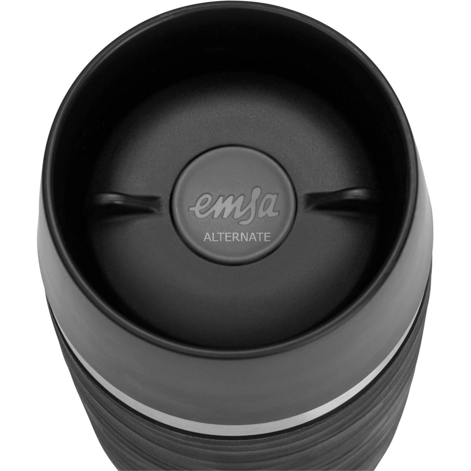 Bestpreis 👏 Tassen Emsa TRAVEL MUG Waves Thermobecher (schwarz/edelstahl, 0,36 Liter) ⭐ 4 Bestpreis 👏 Tassen Emsa TRAVEL MUG Waves Thermobecher (schwarz/edelstahl, 0,36 Liter) ⭐ – Bild 2