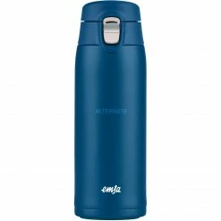 Geschirr Verkäufe 32 Blitzangebot 🤩 Tassen Emsa TRAVEL MUG Light Thermobecher 0,4 Liter (dunkelblau, Flip-Deckel) ❤️