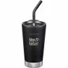 Brandneu 😀 Tassen Klean Kanteen To-Go-Becher Tumbler, Vakuumisoliert 473ml (schwarz (matt), Doppelwandig, Inkl. Trinkhalm) 😍 -Geschirr Verkäufe Klean Kanteen To Go Becher Tumbler vakuumisoliert 473ml@@9cabek50
