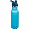 Top 10 🤩 Trinkflaschen Klean Kanteen Trinkflasche Classic Narrow 532ml (hellblau, Mit Navy Sport Cap) ⌛