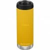 Blitzangebot 🤩 Trinkflaschen Klean Kanteen Trinkflasche TKWide VI Vakuumisoliert, 473ml (gelb, Mit Schwarzer Café Cap) 🛒 -Geschirr Verkäufe Klean Kanteen Trinkflasche TKWide VI vakuumisoliert 473ml@@1810370