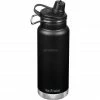 Budget 😀 Trinkflaschen Klean Kanteen Trinkflasche TKWide VI Vakuumisoliert, 946ml (schwarz (matt), Mit Schwarzer Chug Cap) 🔔 -Geschirr Verkäufe Klean Kanteen Trinkflasche TKWide VI vakuumisoliert 946ml@@1810468