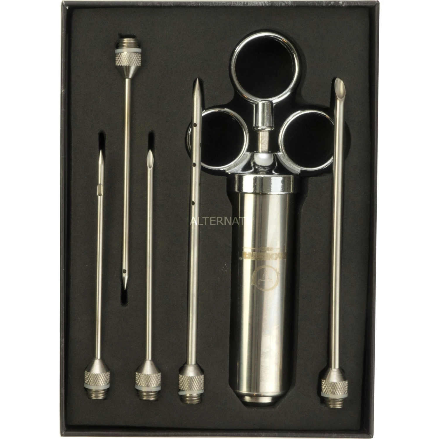 Schlussverkauf ⌛ Bestecke Moesta BBQ-Spritze No.1, Edelstahl-Bratenspritze (edelstahl, Mit 5 Nadeln) 😍 8 Schlussverkauf ⌛ Bestecke Moesta BBQ-Spritze No.1, Edelstahl-Bratenspritze (edelstahl, Mit 5 Nadeln) 😍 – Bild 6