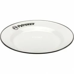 Auslauf 🤩 Petromax Emaille Teller Px-plate-26-w, 2 Stück (weiß, Ø 26cm) 🔔
