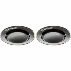 Budget ✔️ Petromax Emaille Teller Px-plate-s, 2 Stück (schwarz, Ø 22cm) ✔️