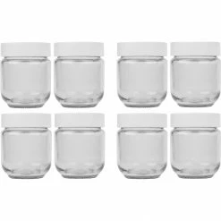Billig 🛒 Frischhaltedosen Rommelsbacher Joghurtbereiter-Ersatzgläser-Set JG 8, Glas (transparent/weiß, 8-teilig) ✨