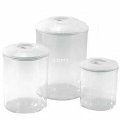 Am billigsten 👏 Vakuumierer Rommelsbacher Vakuumier-Behälter-Set VCK 525 (transparent/weiß, 6-teilig) 😍