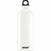 Bester Verkauf 🥰 Trinkflaschen SIGG Alu Traveller 1 Liter, Trinkflasche (weiß) ❤️ -Geschirr Verkäufe SIGG Alu Traveller 1 Liter Trinkflasche@@1ctga01m
