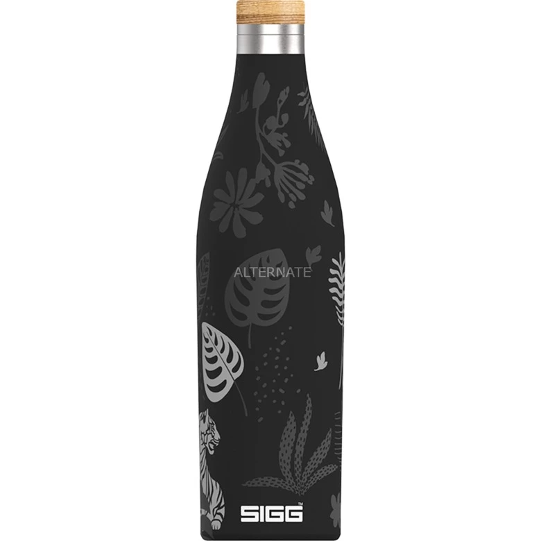 Aktion 🔔 Trinkflaschen SIGG Trinkflasche Meridian Sumatra Tiger 0,5L, Thermosflasche (schwarz) 🌟 3 Aktion 🔔 Trinkflaschen SIGG Trinkflasche Meridian Sumatra Tiger 0,5L, Thermosflasche (schwarz) 🌟