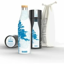 Am billigsten 💯 Trinkflaschen SIGG Trinkflasche Meridian Sumatra Tree 0,5L, Thermosflasche (weiß/blau) 🧨 -Geschirr Verkäufe SIGG Trinkflasche Meridian Sumatra Tree 0 5L Thermosflasche@@1806013 2