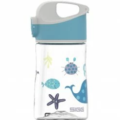 Schlussverkauf 🔔 Trinkflaschen SIGG Trinkflasche Miracle Ocean Friend 0,35L (transparent/blau) ❤️